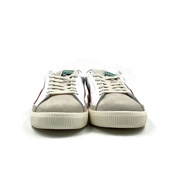 Puma Basket VTG Men Casual Retro Skate Bball Shoe White Red Athletic Sneaker NEW - Picture 9 of 9